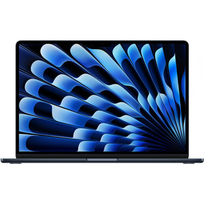 APPLE MacBook Air (2025), MC6L4D/A, Notebook, mit 15,3 Zoll Display, Apple M4, 24 GB RAM, 512 GB SSD, Mitternacht, macOS
