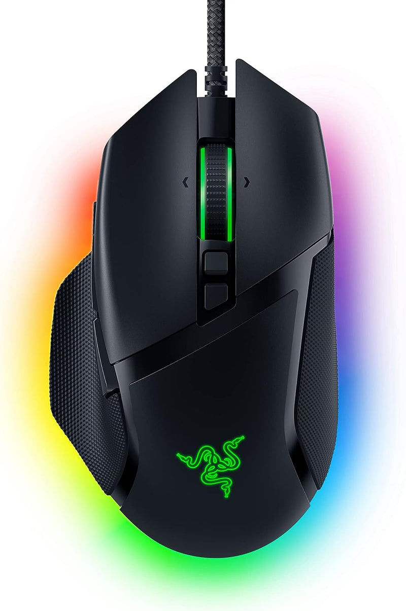 Razer Basilisk V3 - Kabelgebundene, anpassbareund ergonomische Gaming Maus mit Chroma RGB für PC/Mac